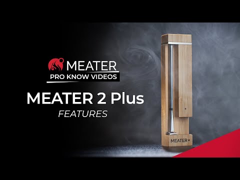 Meater 2 Plus | Smartes Fleischthermometer zum Grillen - 50 m Reichweite